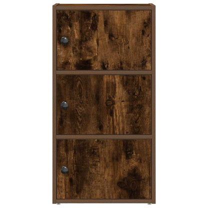 Bücherregal Räuchereiche 40x24x77 cm Holzwerkstoff