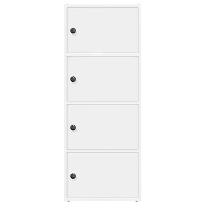 Bücherregal Weiß 40x24x102 cm Holzwerkstoff