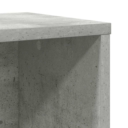 Bücherregal Betongrau 60x24x101,5 cm Holzwerkstoff
