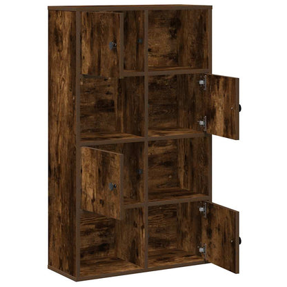 Bücherregal Räuchereiche 60x24x101,5 cm Holzwerkstoff