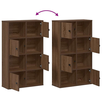 Bücherregal Braun Eichen-Optik 60x24x101,5 cm Holzwerkstoff