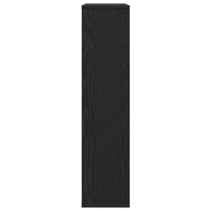 Bücherregal Schwarz Eichen-Optik 89x24x101,5 cm Holzwerkstoff