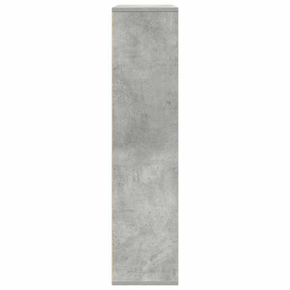 Bücherregal Betongrau 89x24x101,5 cm Holzwerkstoff