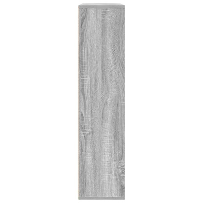 Bücherregal Grau Sonoma 89x24x101,5 cm Holzwerkstoff