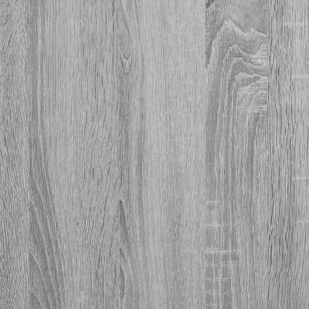 Bücherregal Grau Sonoma 89x24x101,5 cm Holzwerkstoff