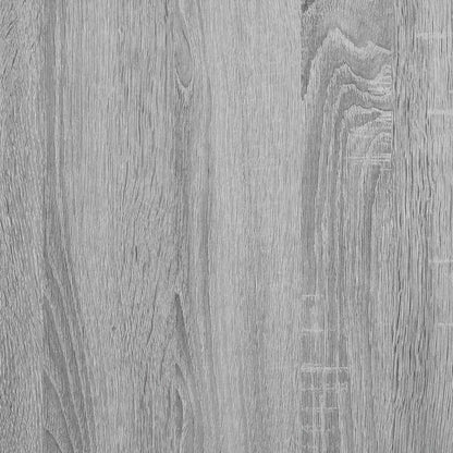 Schreibtisch mit Regal Grau Sonoma 84x40x78 cm Holzwerkstoff