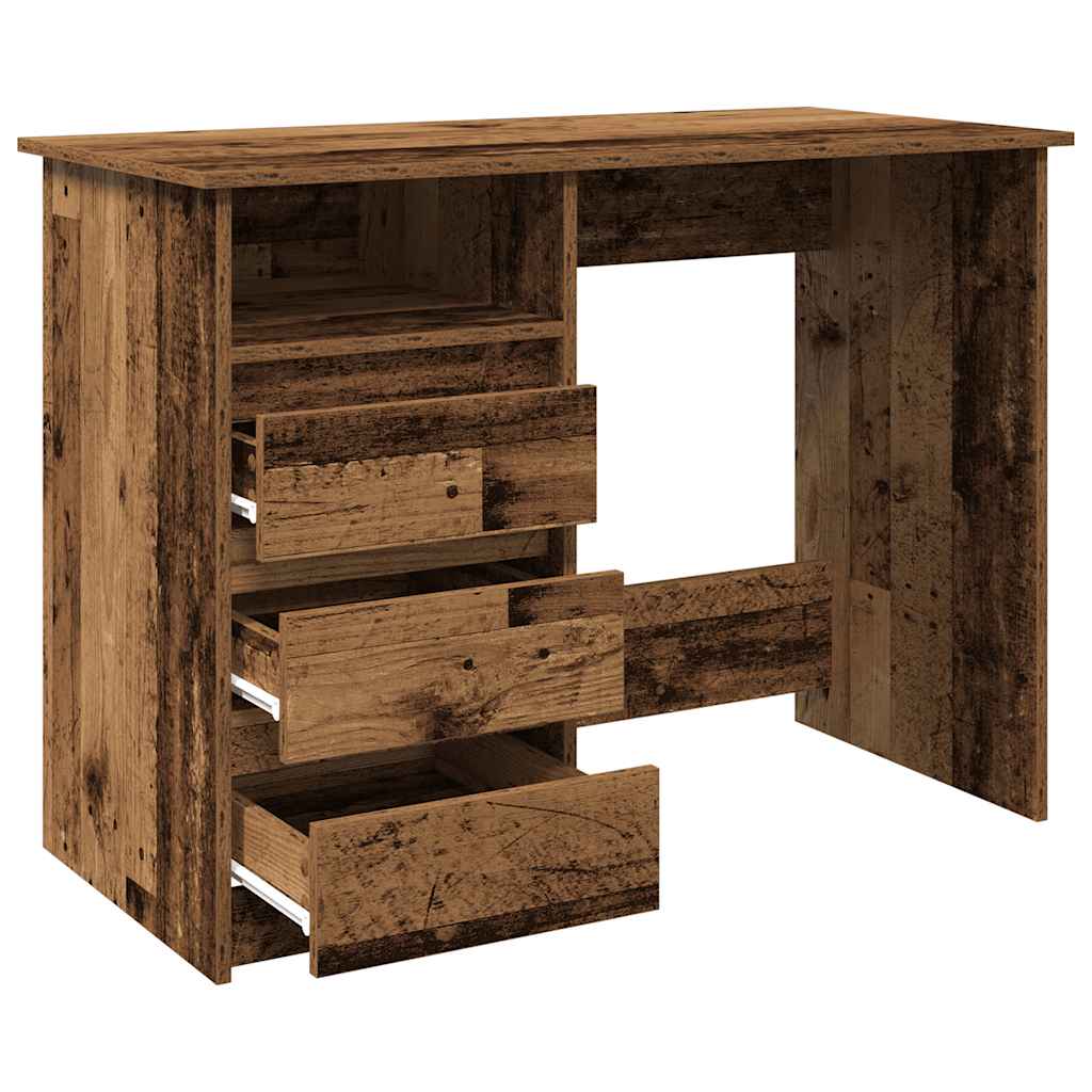 Schreibtisch Altholz-Optik 102x50x75 cm Holzwerkstoff