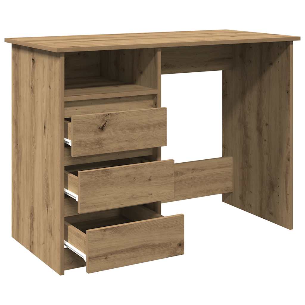 Schreibtisch Artisan-Eiche 102x50x75 cm Holzwerkstoff