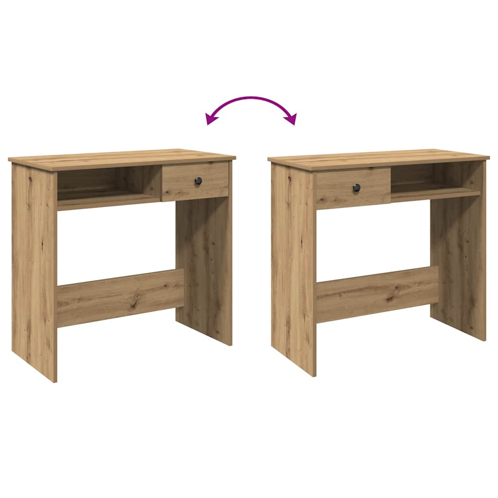 Schreibtisch Artisan-Eiche 80x40x75 cm Holzwerkstoff