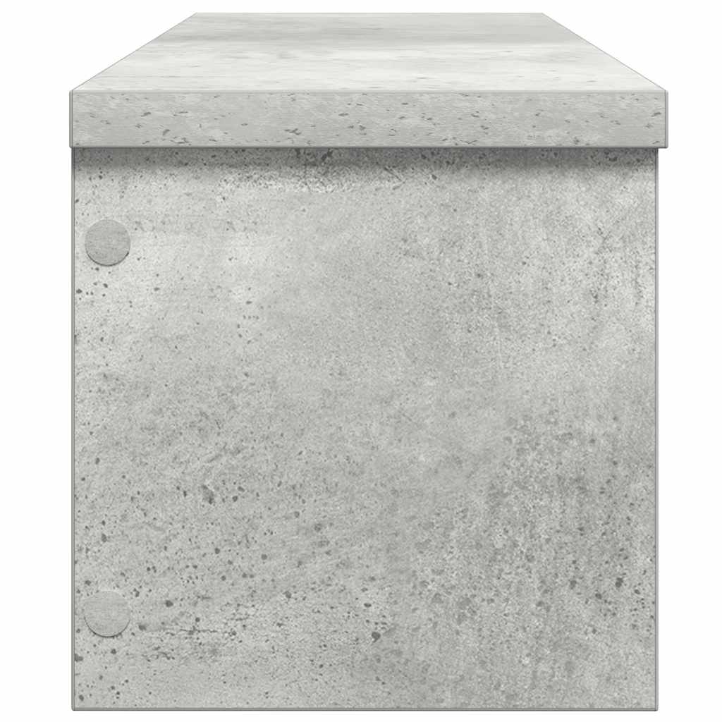 Küchenregale Stapelbar 2 Stk. Betongrau 50x15x16 cm