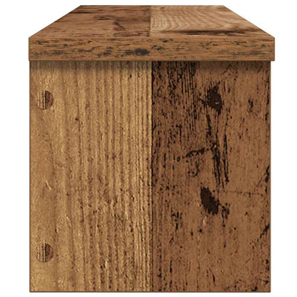 Küchenregal Stapelbar Altholz-Optik 50x15x16 cm Holzwerkstoff