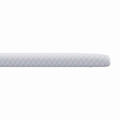 Matratzenpads Weiß 80 x 200 cm 100% Polyester Jacquardstoff