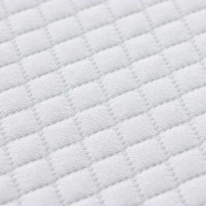 Matratzenpads Weiß 140 x 190 cm 100% Polyester Jacquardstoff