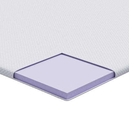 Matratzenpads Weiß 140 x 200 cm 100% Polyester Jacquardstoff