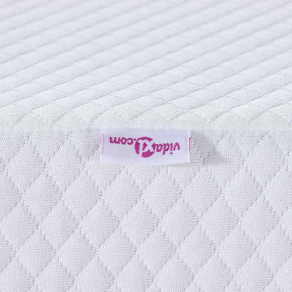 Matratzenpads Weiß 160 x 200 cm 100% Polyester Jacquardstoff