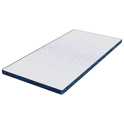 Matratzenpads Weiß und blau 100 x 200 cm Gel-Speicherschaum
