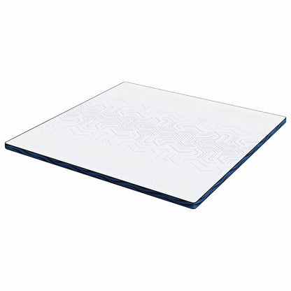 Matratzenpads Weiß und blau 180 x 200 cm Gel-Speicherschaum
