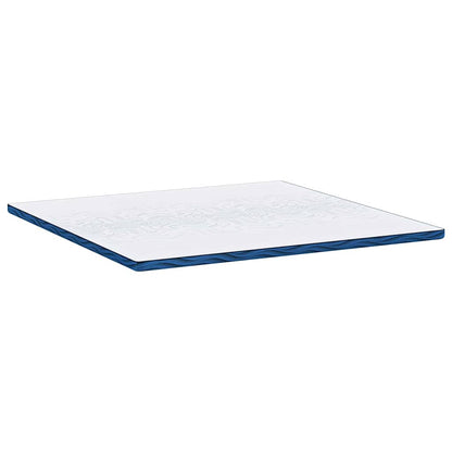 Matratzenpads Weiß und blau 180 x 200 cm Gel-Speicherschaum