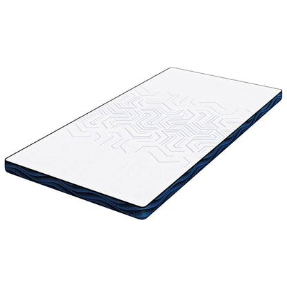 Matratzenpads Weiß und blau 120 x 200 cm Gel-Speicherschaum