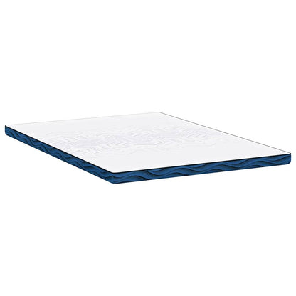 Matratzenpads Weiß und blau 140 x 190 cm Gel-Speicherschaum