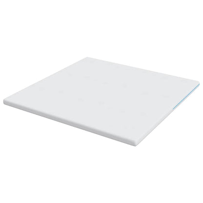 Matratzeauflage Weiß 200 x 200 cm Gel-Speicherschaum
