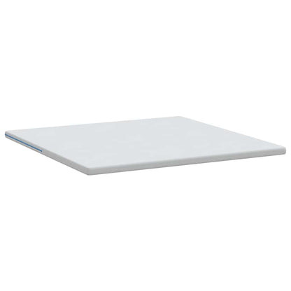 Matratzeauflage Weiß 200 x 200 cm Gel-Speicherschaum