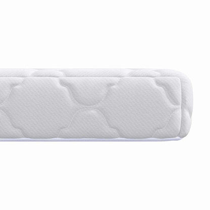 Matratze mit Kokosnusschicht Weiß 120 x 60 cm PU-Schaum