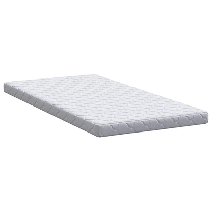 Matratze mit Kokosnusschicht Weiß 200 x 100 cm PU-Schaum