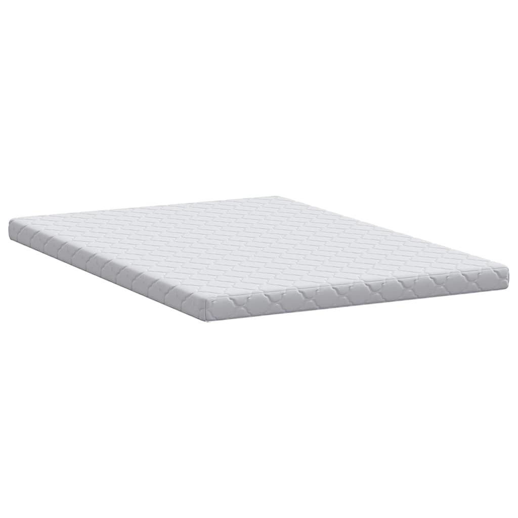 Matratze mit Kokosnusschicht Weiß 200 x 160 cm PU-Schaum