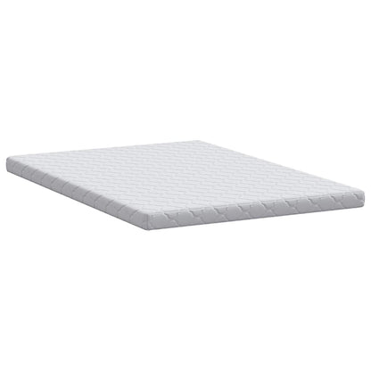 Matratze mit Kokosnusschicht Weiß 200 x 160 cm PU-Schaum
