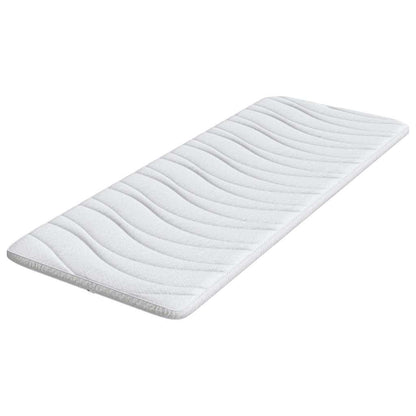 Matratzenpads Weiß 80 x 200 cm Latex
