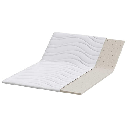 Matratzenpads Weiß 140 x 190 cm Latex