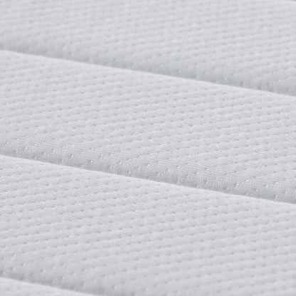 Matratze mit Kokosnusschicht Weiß 70 x 200 cm Taschenfeder
