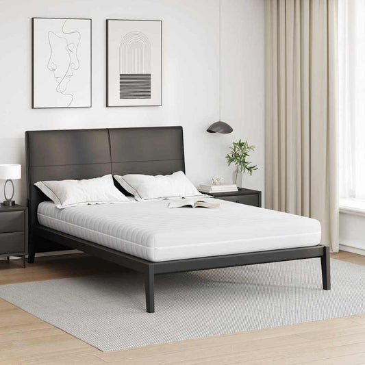 Matratze mit Kokosnusschicht Weiß 140 x 190 cm Taschenfeder