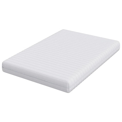 Matratze mit Kokosnusschicht Weiß 140 x 200 cm Taschenfeder