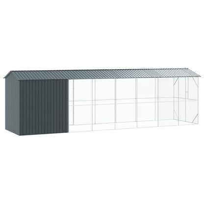 Vogelkäfig Anthrazit 860 x 208 x 247 cm Verzinkter Stahl