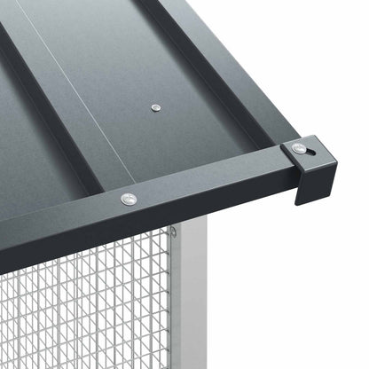 Vogelkäfig Anthrazit 154 x 154 x 200 cm Verzinkter Stahl