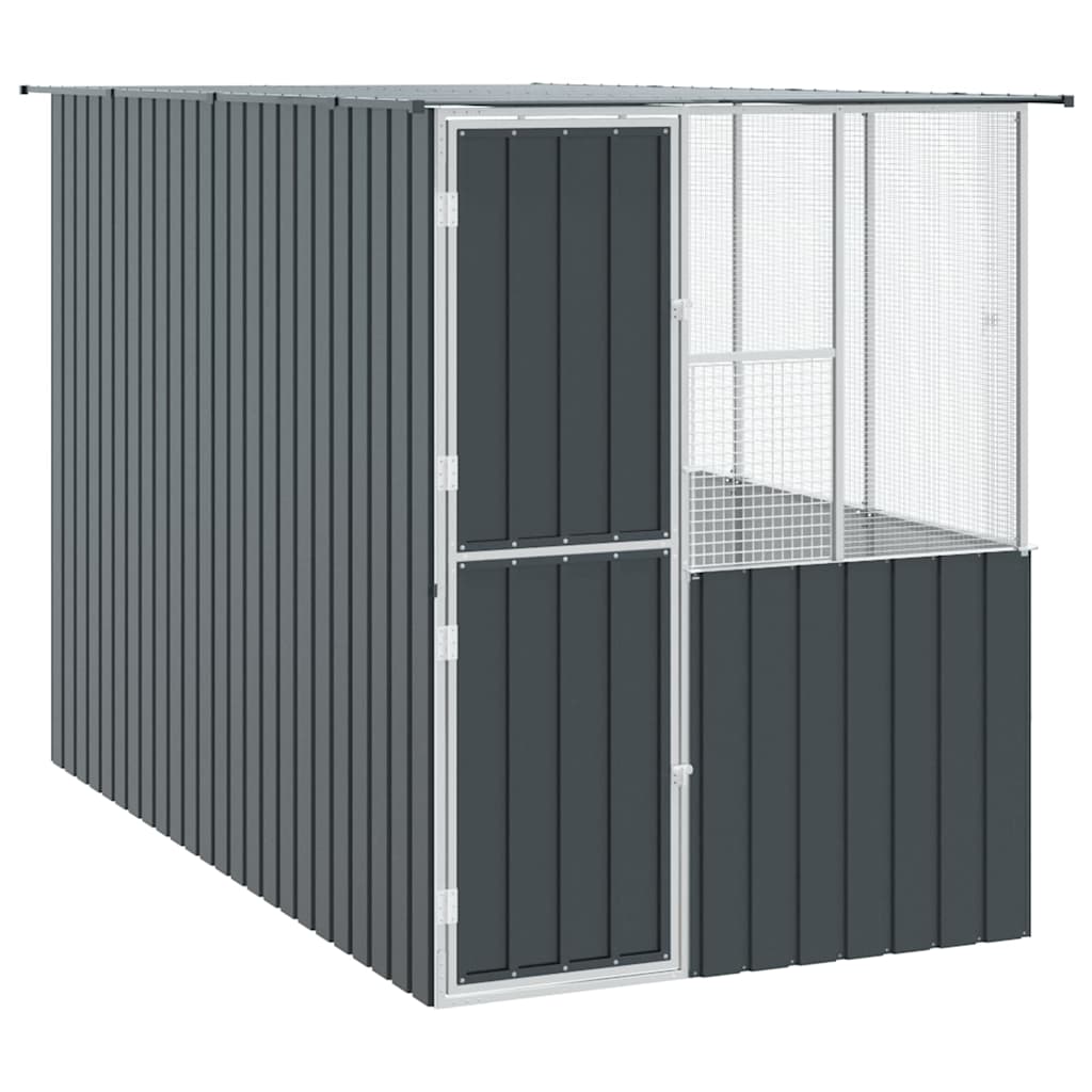 Vogelkäfig Anthrazit 315 x 167 x 200 cm Verzinkter Stahl
