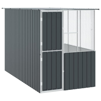 Vogelkäfig Anthrazit 315 x 167 x 200 cm Verzinkter Stahl