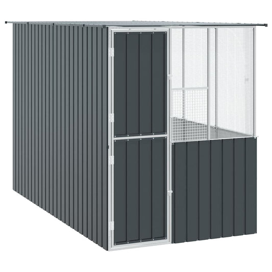 Vogelkäfig Anthrazit 315 x 167 x 200 cm Verzinkter Stahl