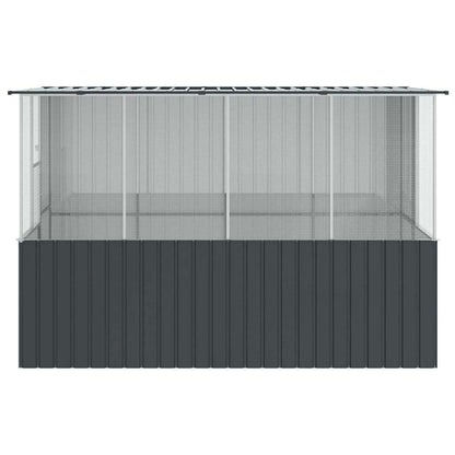 Vogelkäfig Anthrazit 315 x 167 x 200 cm Verzinkter Stahl