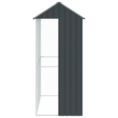 Vogelkäfig Anthrazit 215 x 110 x 247 cm Verzinkter Stahl