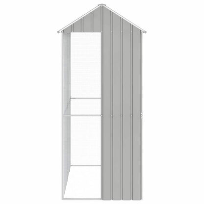 Vogelkäfig Grau 215 x 110 x 247 cm Verzinkter Stahl