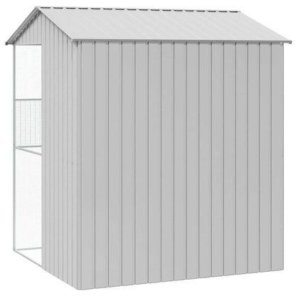 Vogelkäfig Grau 215 x 210 x 247 cm Verzinkter Stahl