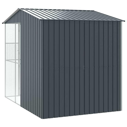 Vogelkäfig Anthrazit 215 x 310 x 247 cm Verzinkter Stahl