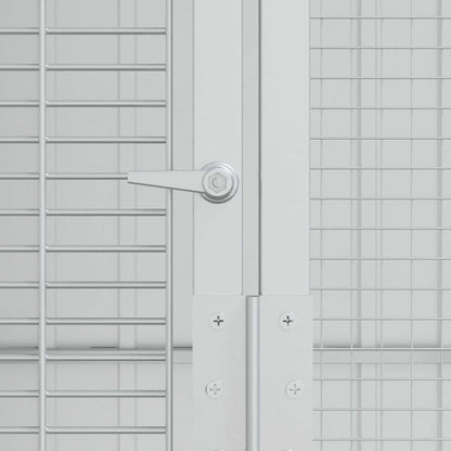 Vogelkäfig Grau 215 x 310 x 247 cm Verzinkter Stahl