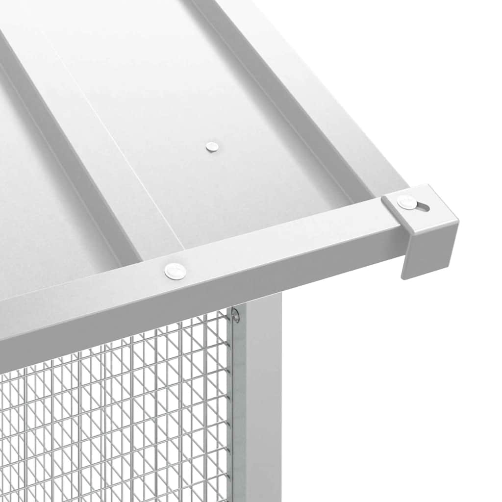 Vogelkäfig Grau 215 x 310 x 247 cm Verzinkter Stahl