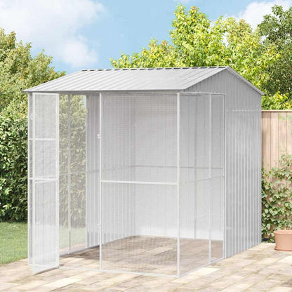 Vogelkäfig Grau 215 x 310 x 247 cm Verzinkter Stahl