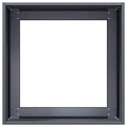 Pflanzkübel Anthrazit 40x40x40 cm Kaltgewalzter Stahl