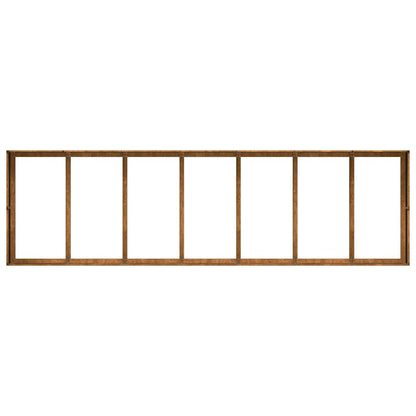 Pflanzkübel Rostig 280x80x40 cm Wetterfester Stahl